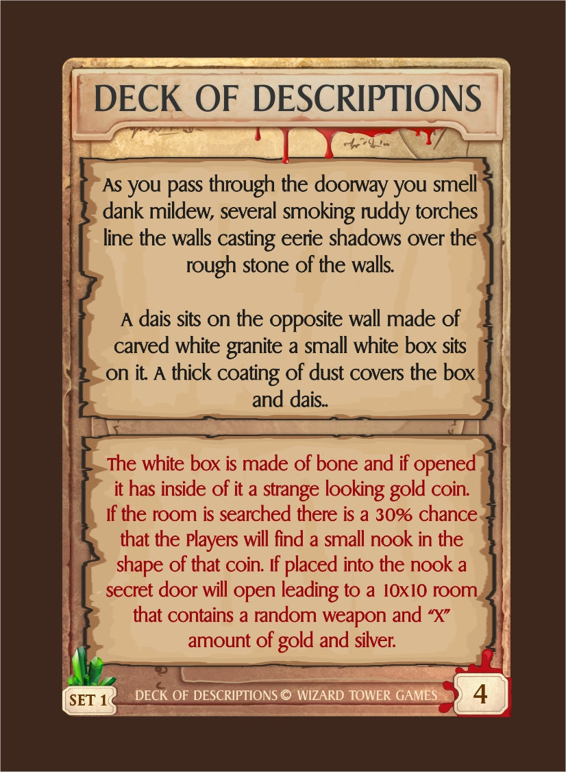 Deck of Descriptions