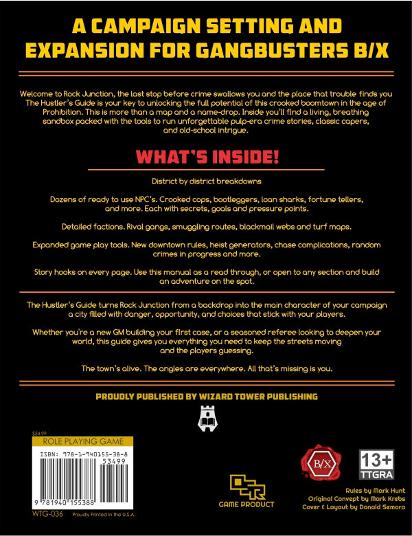 Gangbusters Rock Junction Setting