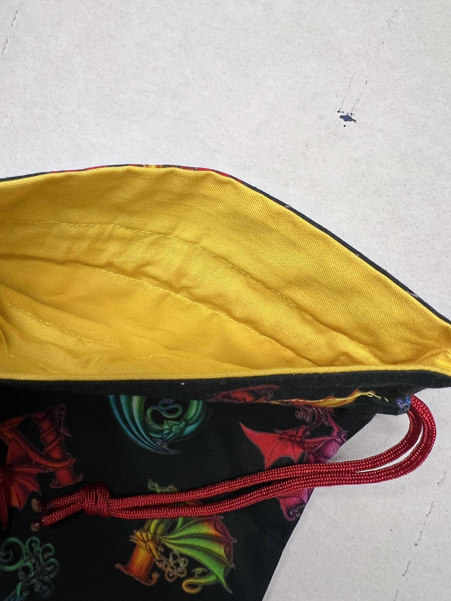 Dice Bag - Dnd Yellow
