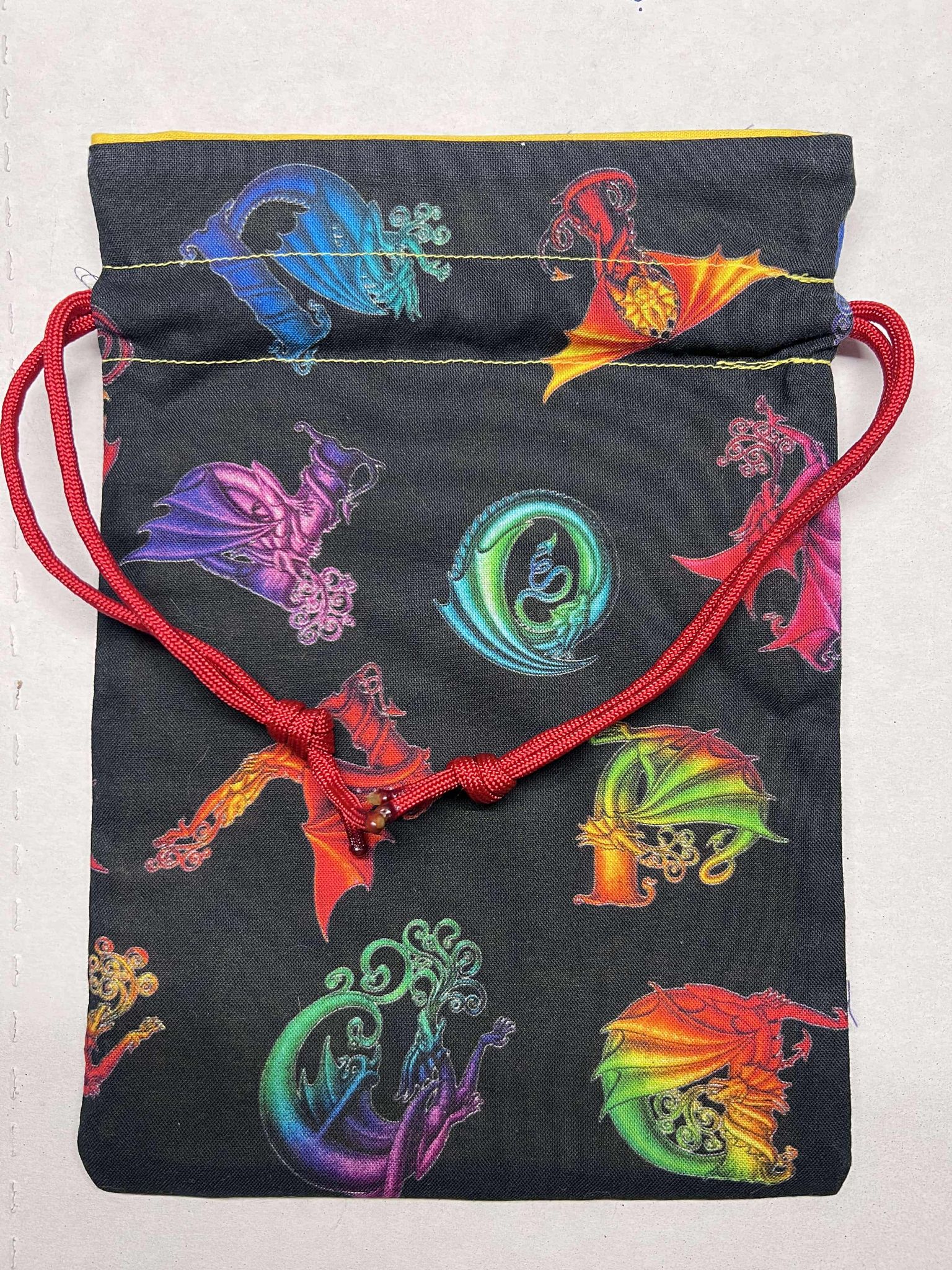 Dice Bag - Dnd Yellow