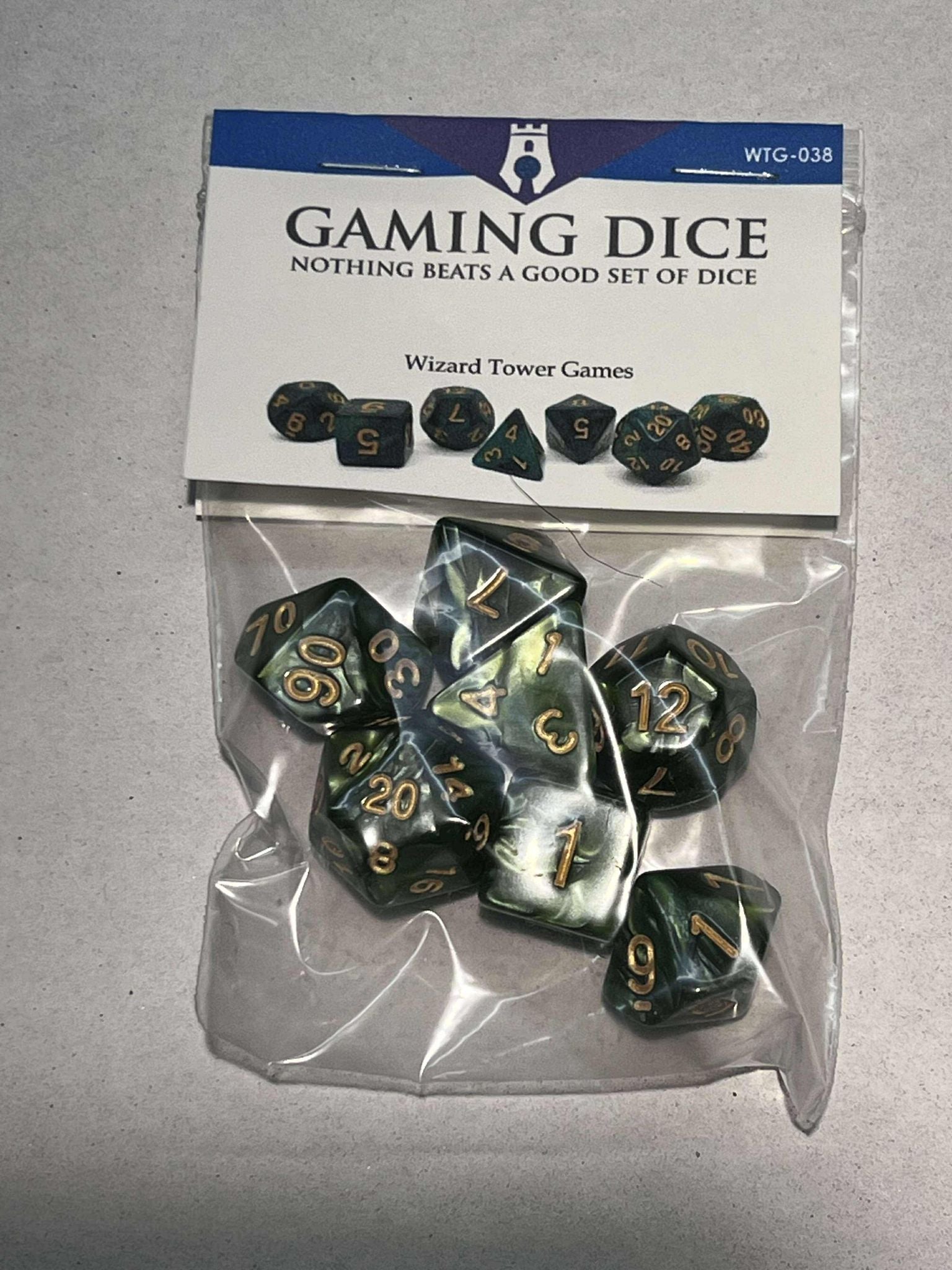 Dice Set - Emerald